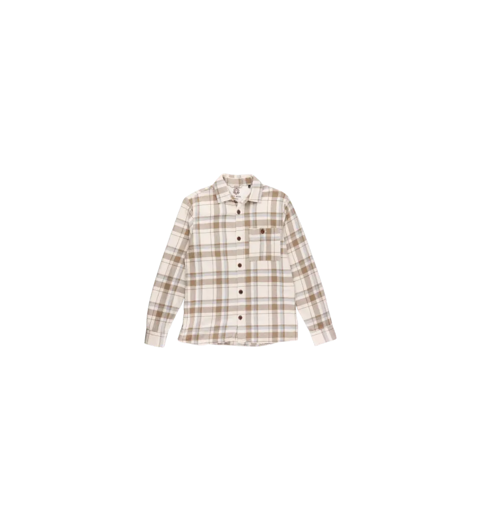 Mos Mosh MMGDavid Check Overshirt Ecru Check S kariert
