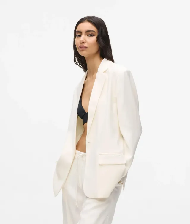 Karl Lagerfeld KL Jeans Tie Waist Blazer Damen M tailliert