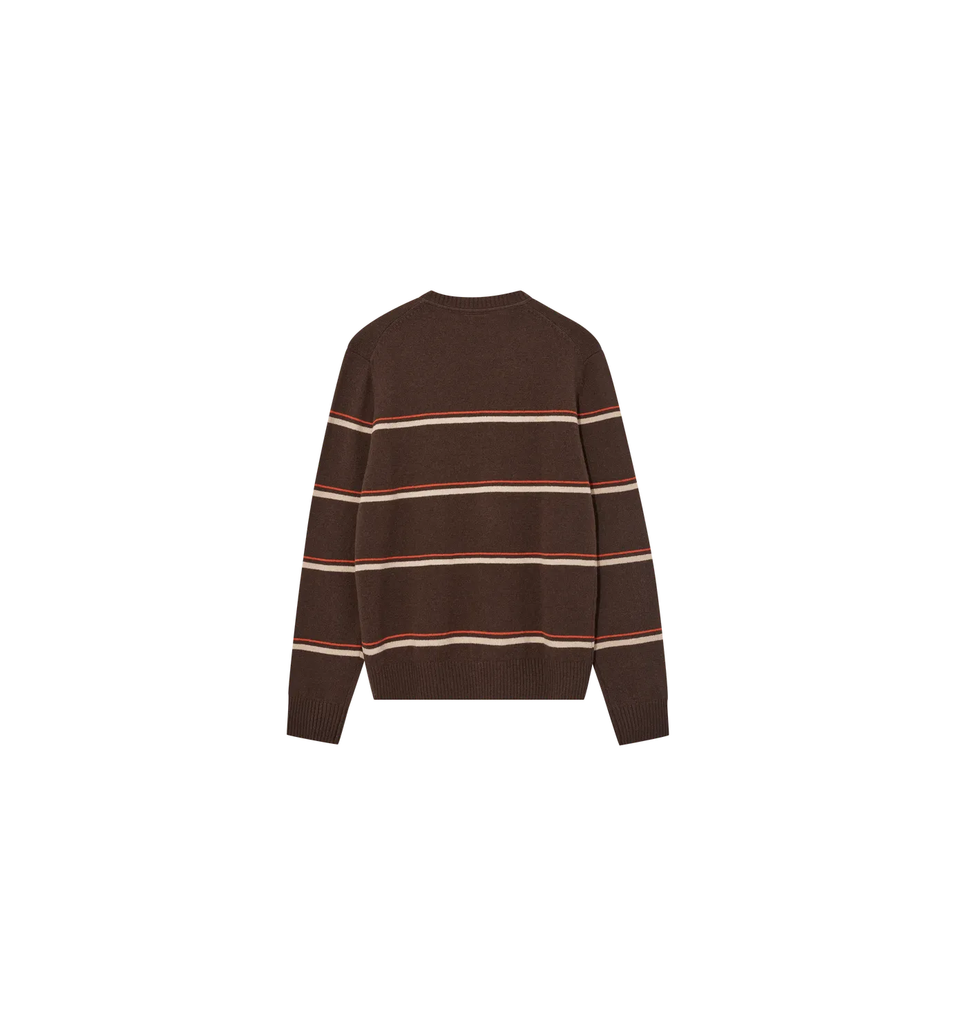 Mos Mosh MMGRice Stripe Pullover Black Coffee Wolle