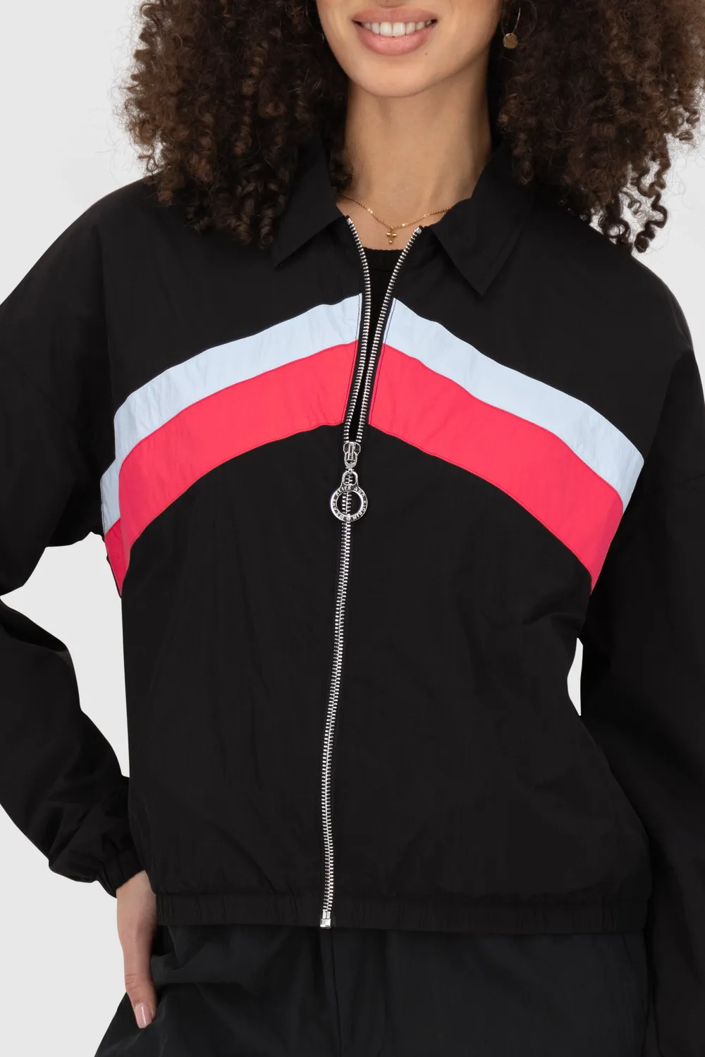 Alife & Kickin RyaAK A Jacke Schwarz Polyamid leicht