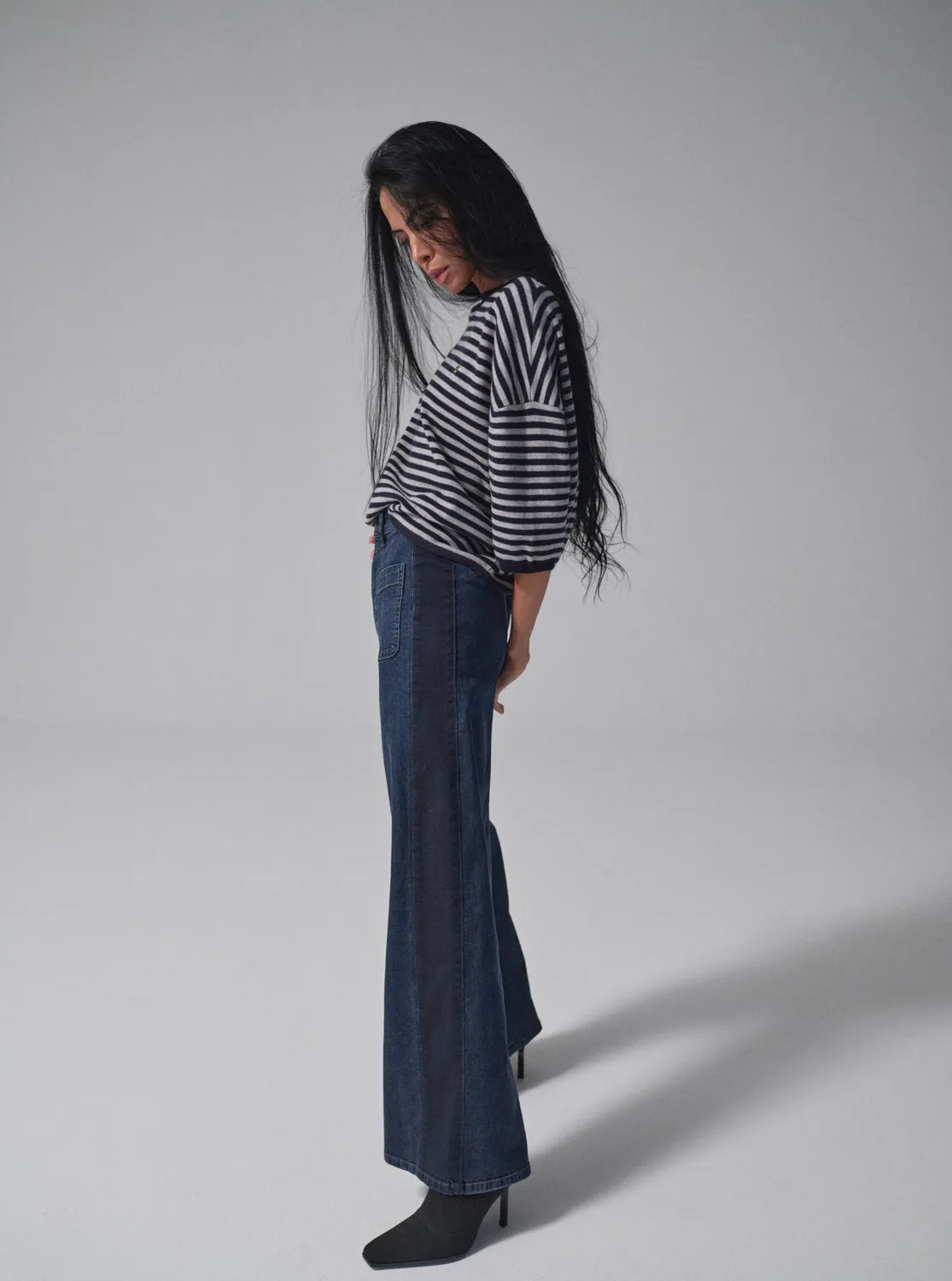 Mos Mosh MMHBoost Lou Jeans Dark Blue Regular Weit