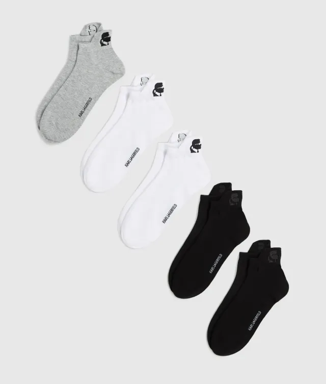 Karl Lagerfeld Kameo Sneakersocken 5er-Pack