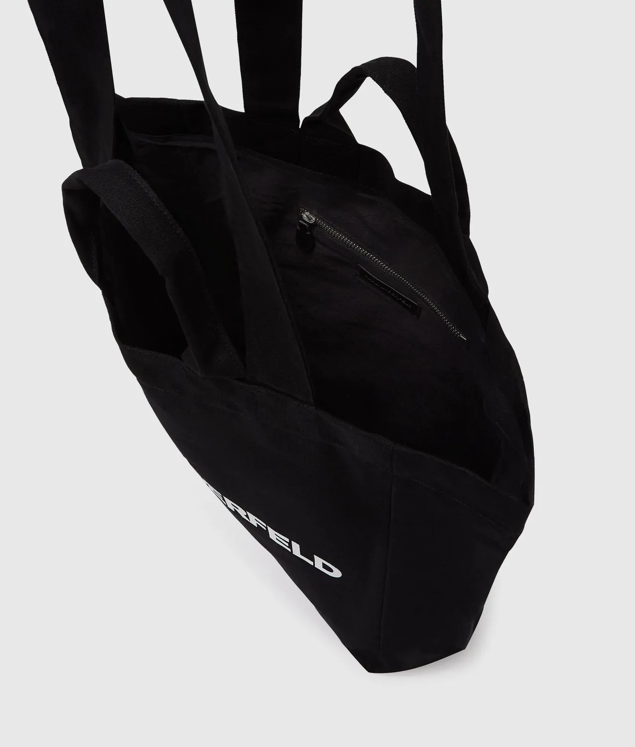 Karl Lagerfeld Logo Tall Tote Bag Shopper Recycled Cotton