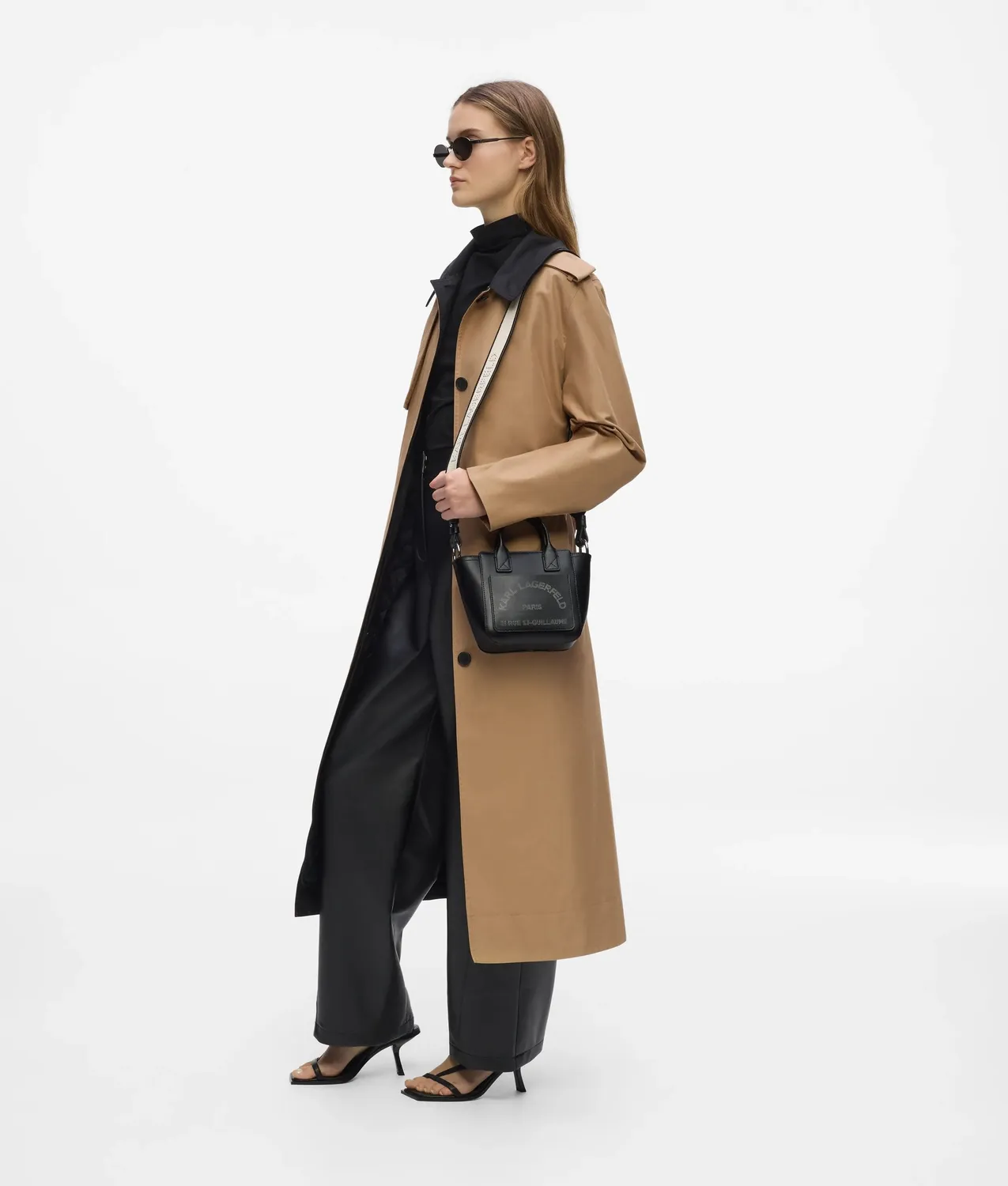 Karl Lagerfeld K/Daily Mini Pocket Tote Leder schwarz Einheitsgr.