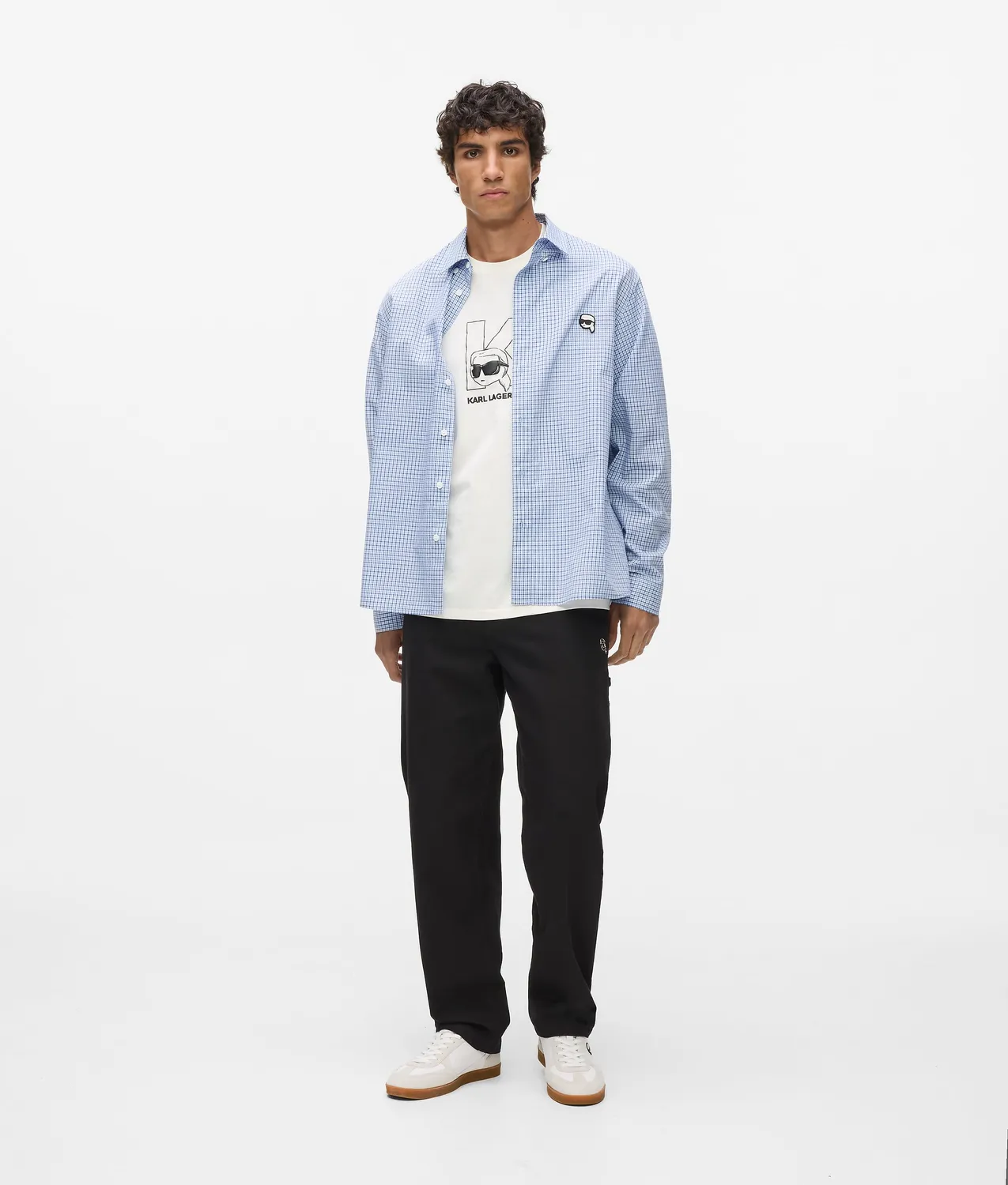 Karl Lagerfeld Ikon K-Initial T-Shirt Bio-Baumwolle