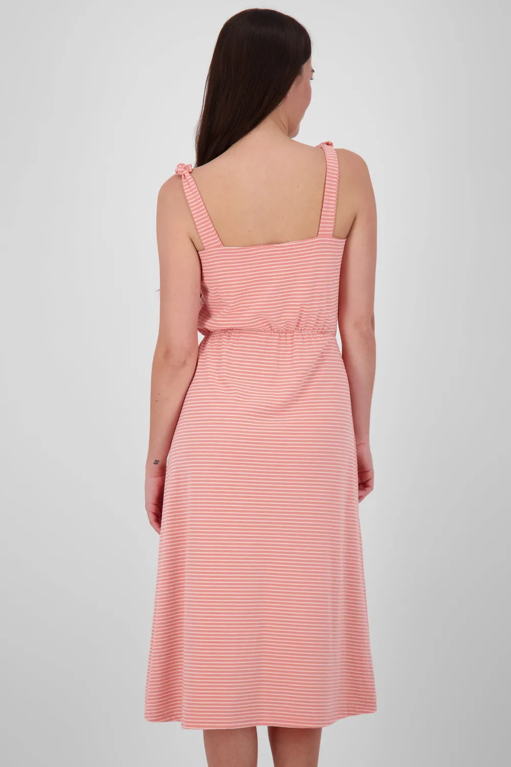 Alife & Kickin MelinaAK Dress Orange gestreift