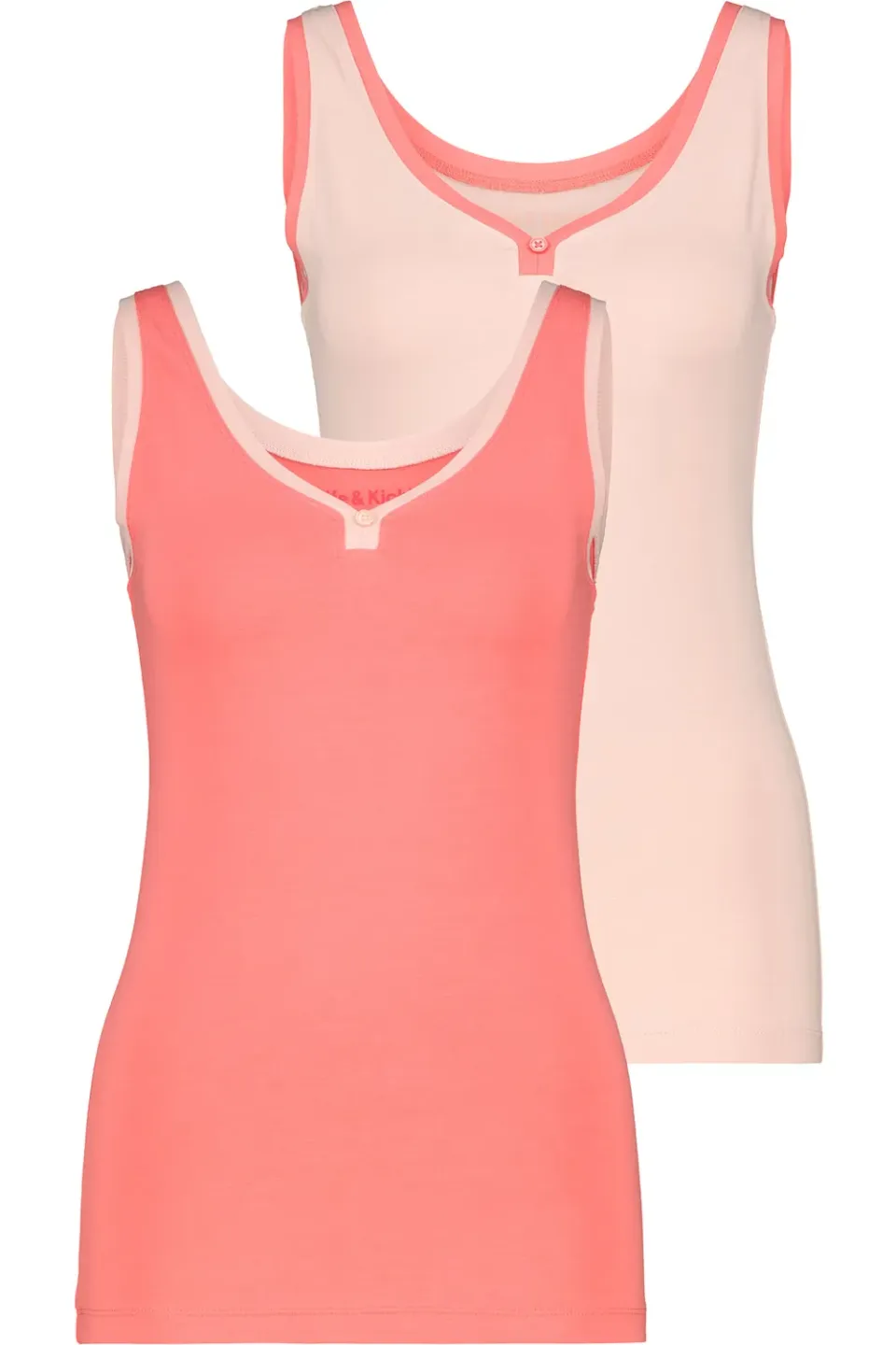 Alife & Kickin AlessandraAK A Top rosa Doppelpack Shirt