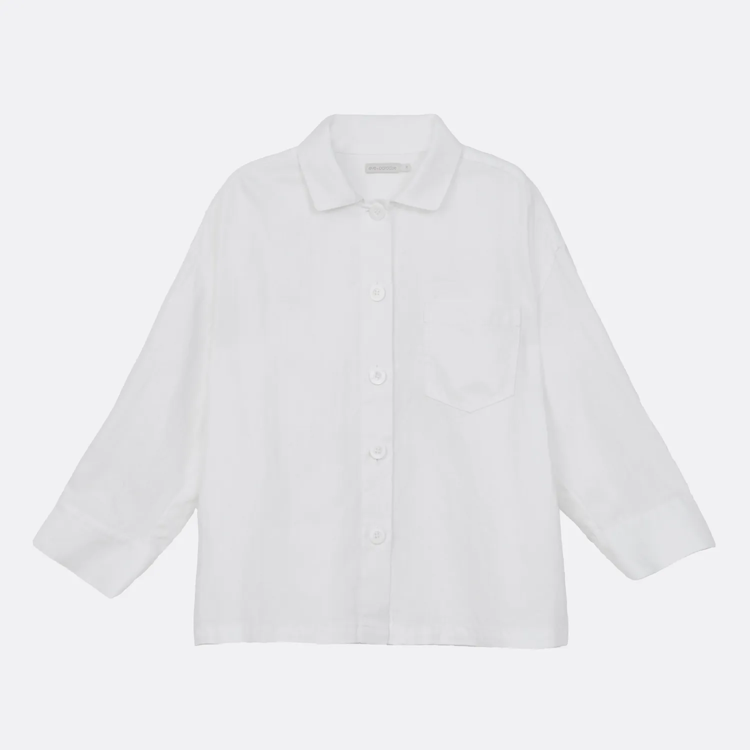 Senatex Bluse Lyocell-Leinen Off-White locker