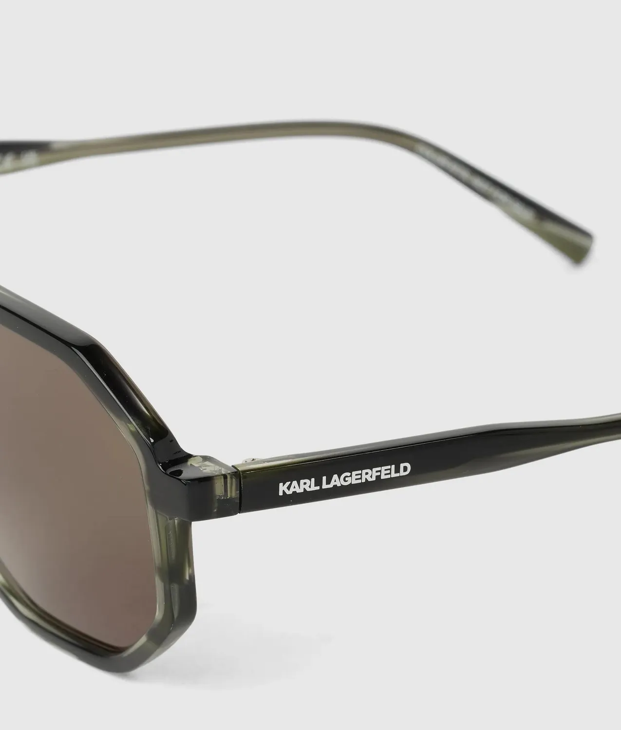 Karl Lagerfeld Slim Navigator Sonnenbrille Schwarz One Size