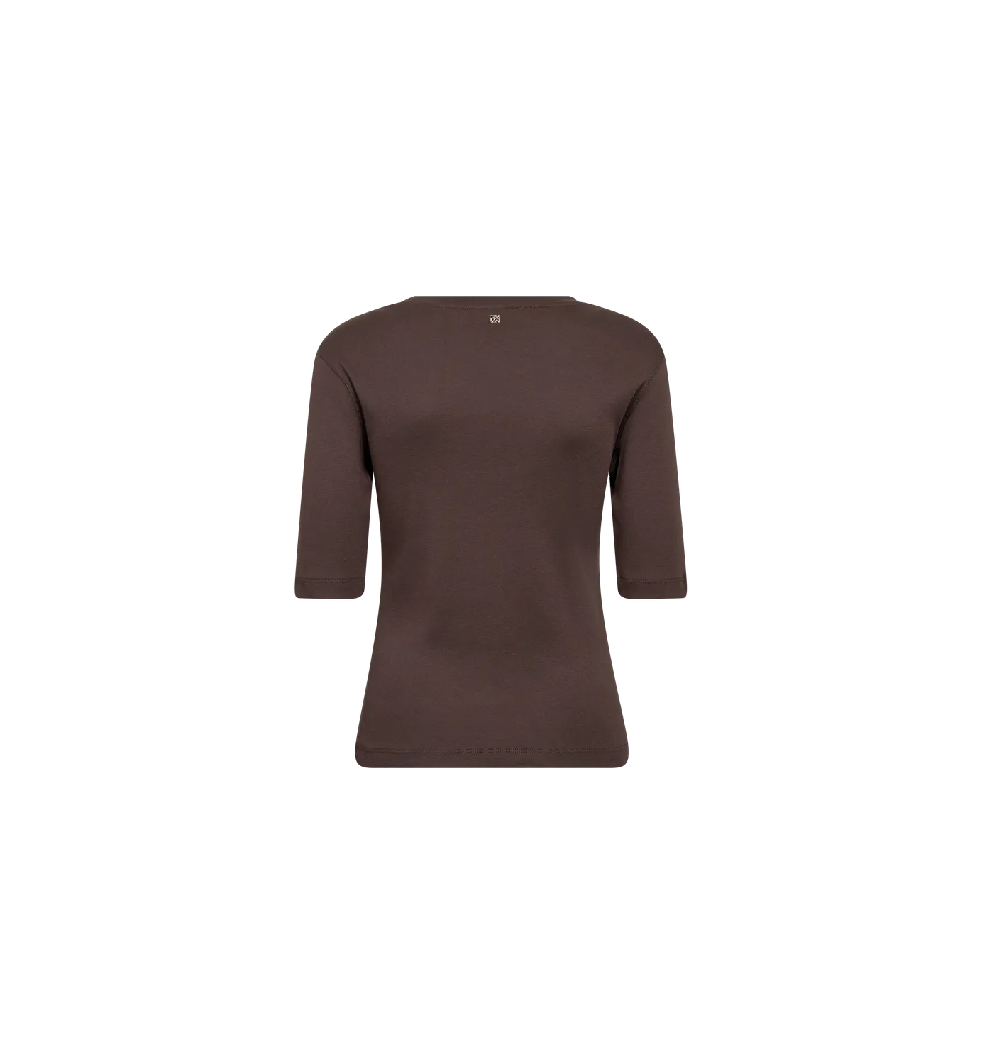 Mos Mosh MMMali O-Neck T-Shirt Blau fitted 3/4-Arm