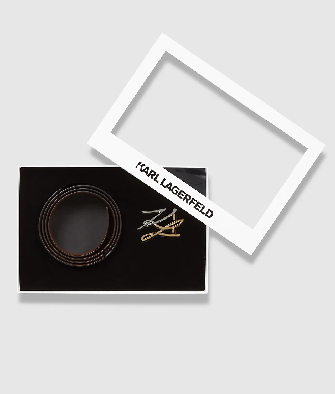 Karl Lagerfeld K/Autograph Wendegürtel Leder Wende