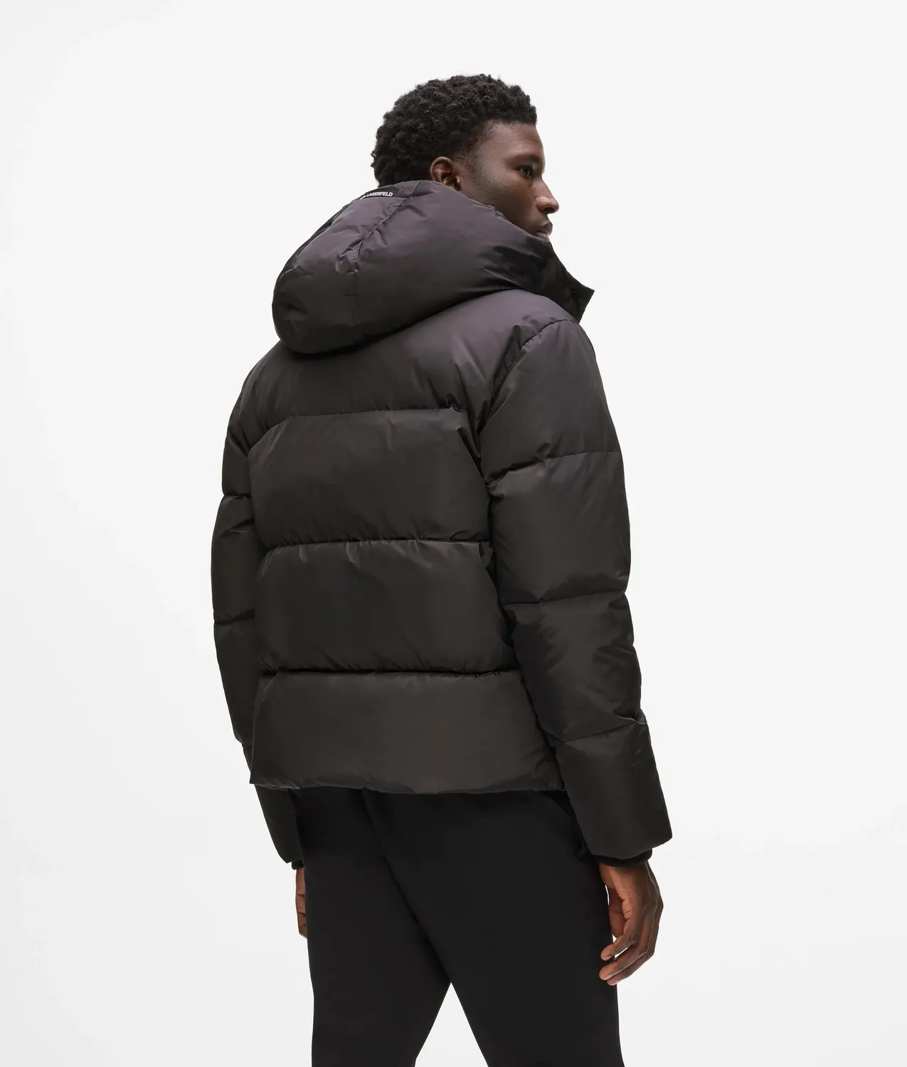 Karl Lagerfeld Short Hooded Puffer Jacke Herren Stepp