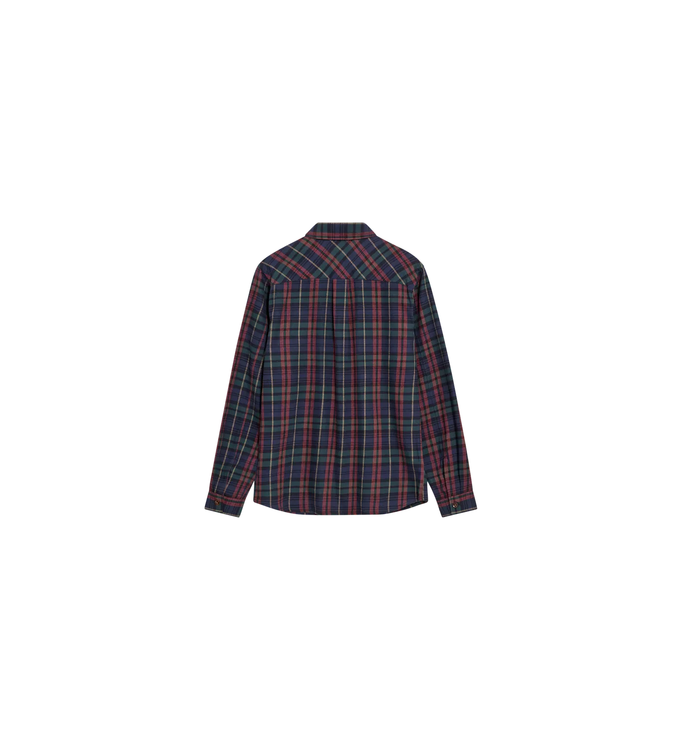 Mos Mosh MMGDavid Hang Overshirt Burnt Russet kariert