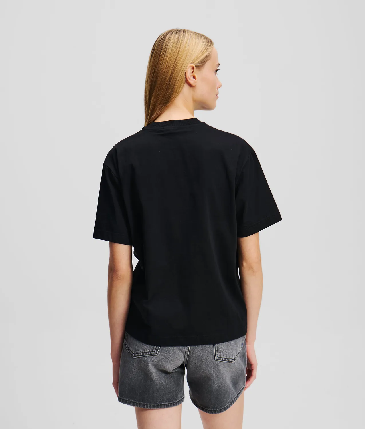 Karl Lagerfeld KLJ Box Logo T-Shirt Baumwolle XS-XL