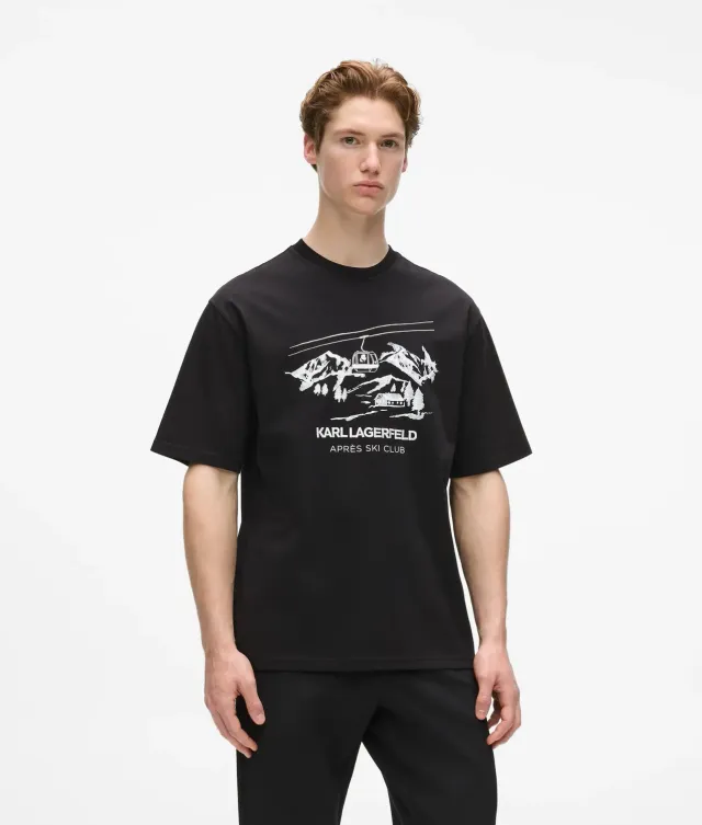 Karl Lagerfeld Après Ski Club T-Shirt Baumwolle