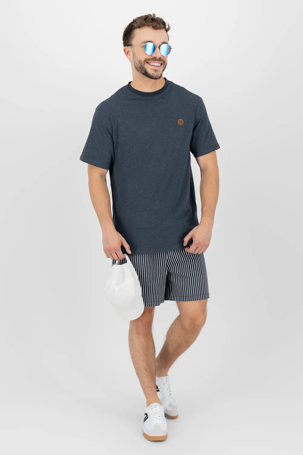 Alife & Kickin MaddoxAK A T-Shirt Dunkelblau Herren