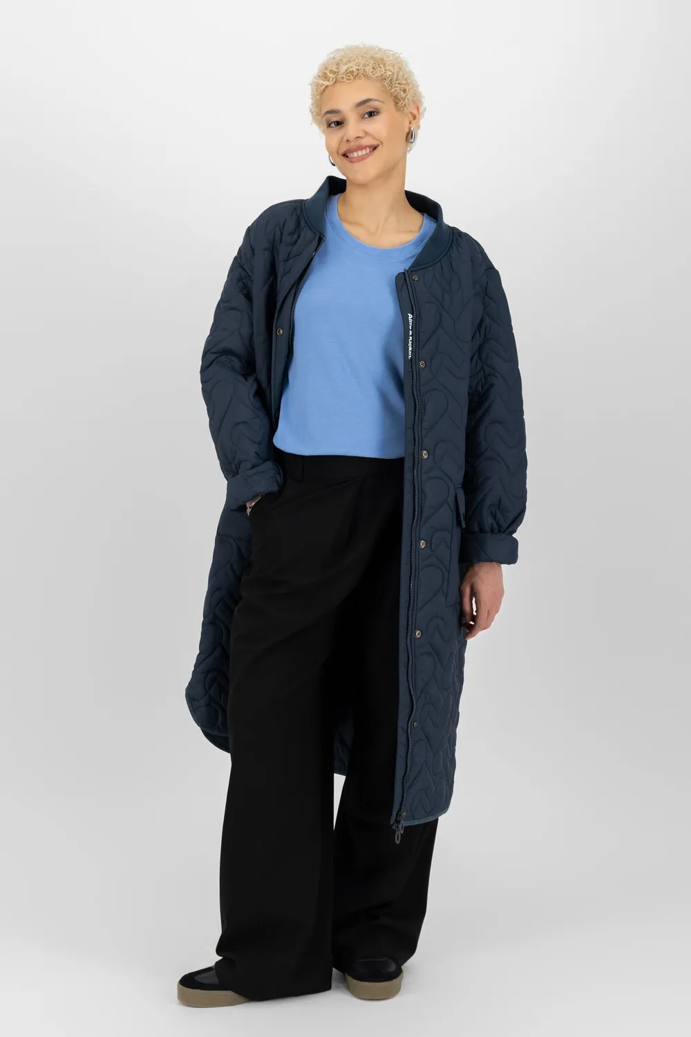 Alife & Kickin LeaAK A Longsleeve Blau Damen Jersey