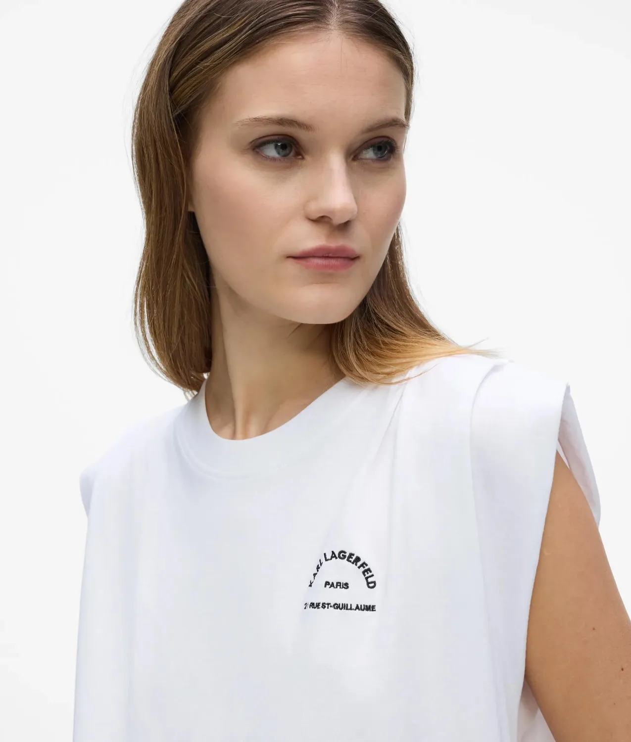 Karl Lagerfeld Rue St-Guillaume Tank Top Bio-Baumwolle