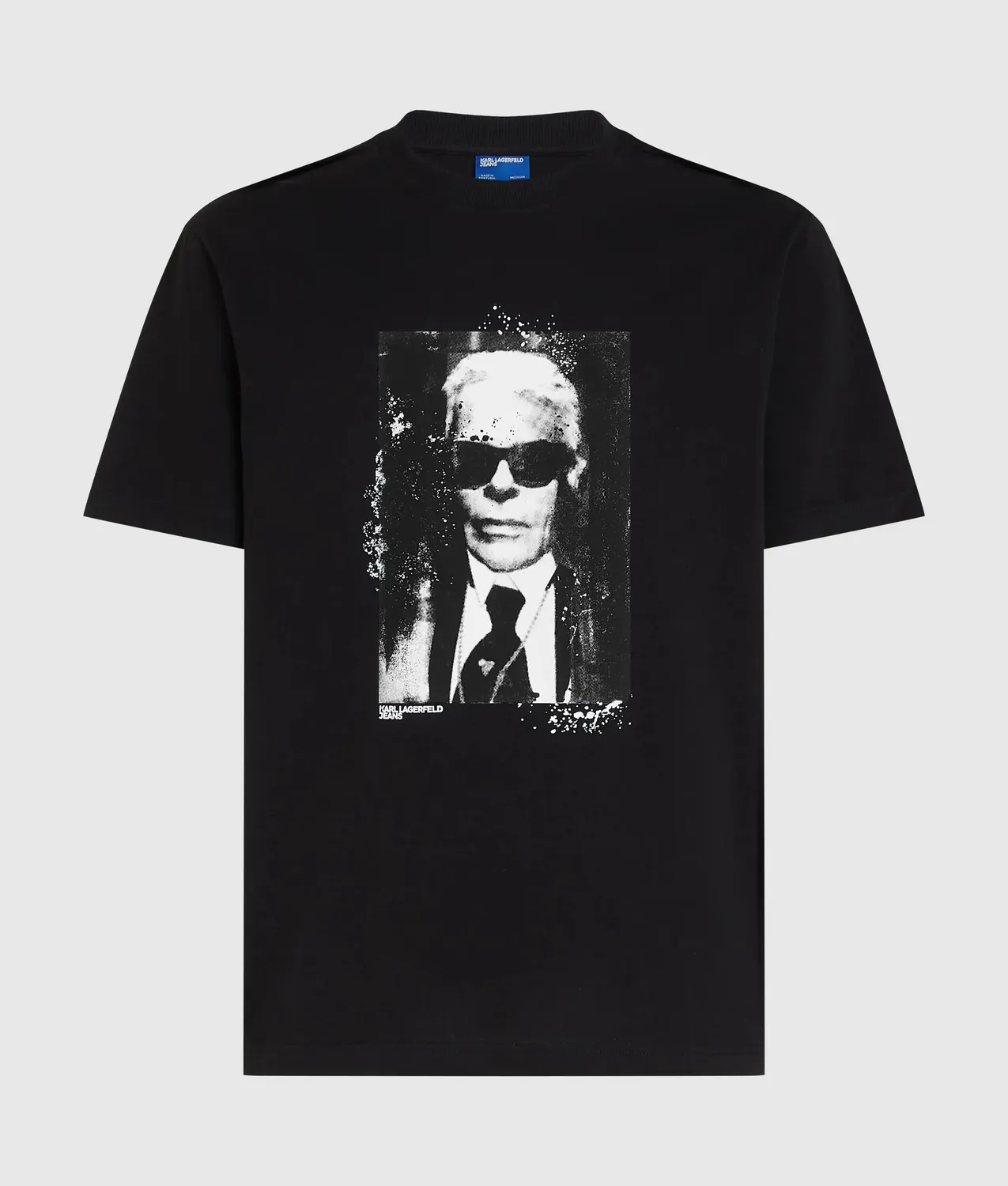 Karl Lagerfeld Jeans Karl Portrait T-Shirt Bio-Baumwolle