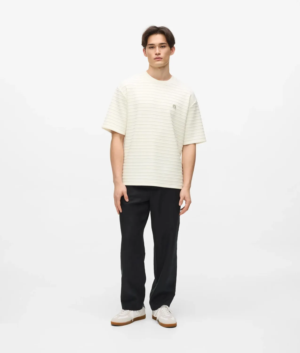 Karl Lagerfeld Ikon T-Shirt Streifen Herren