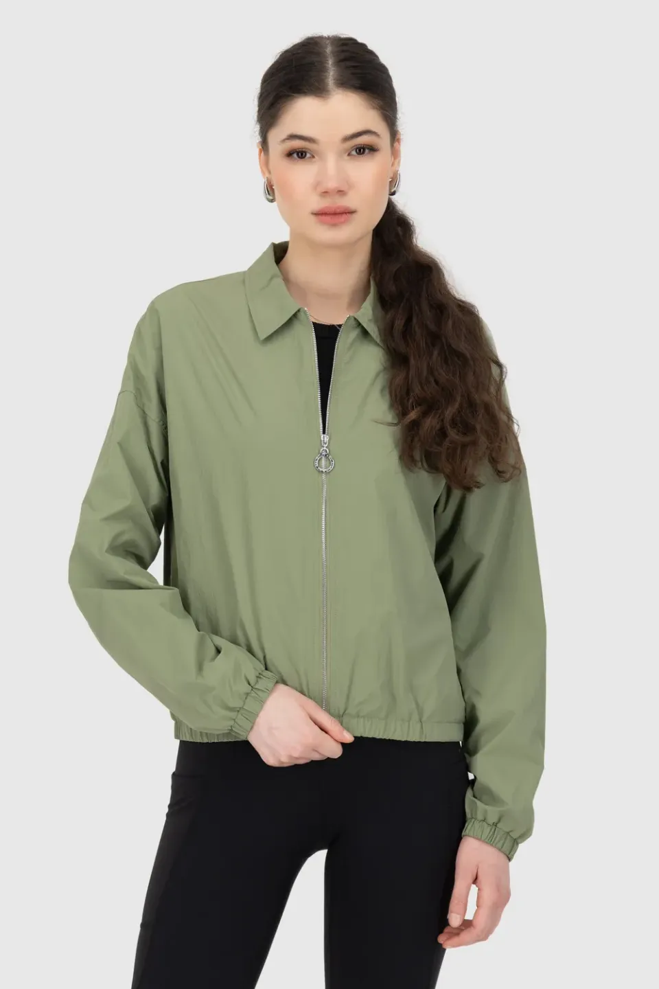 Alife & Kickin BlairAK A Jacke grün leicht Damen