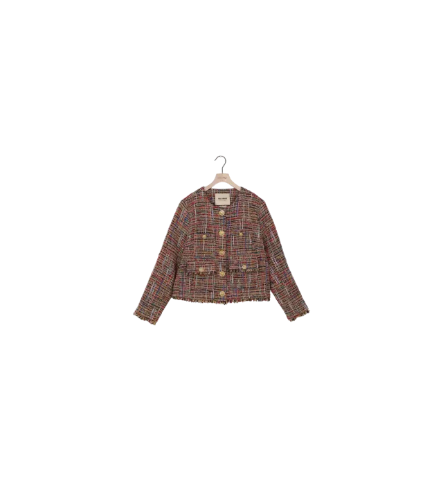 Mos Mosh MMFlora Tex Jacke Garnet 40 Bouclé Secondhand