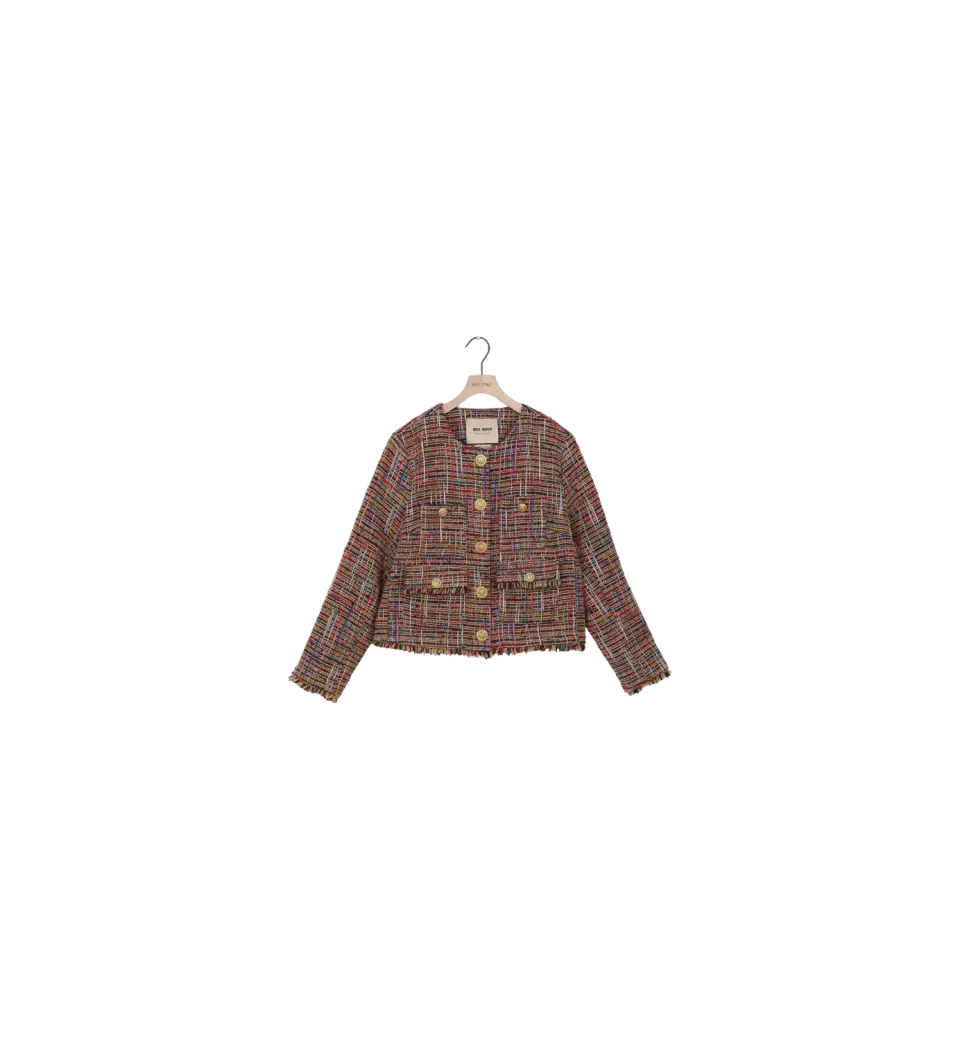 Mos Mosh MMFlora Tex Jacke Garnet 40 Bouclé Secondhand