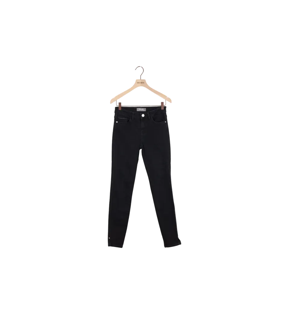Mos Mosh MMVice Soft Jeans Schwarz 25 Slim Mid-Rise