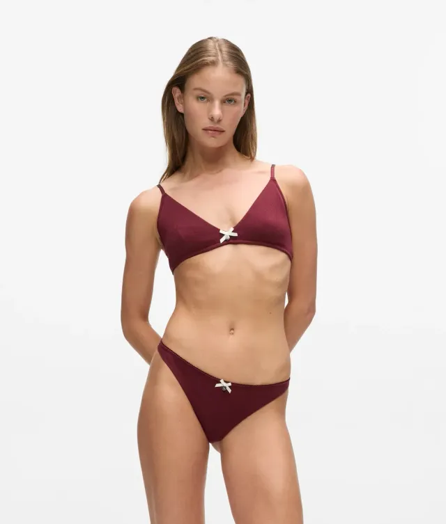 Karl Lagerfeld Autograph Pointelle String Spitze XS-XL