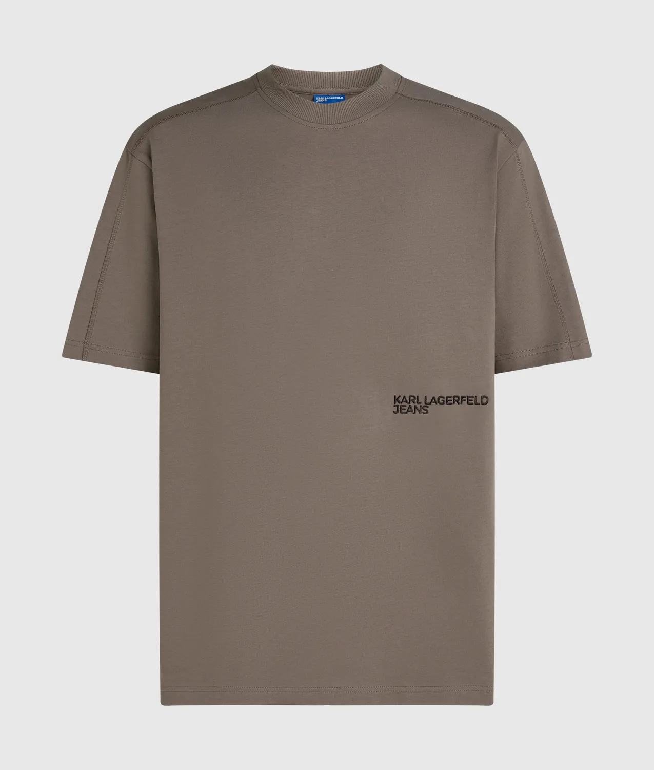 Karl Lagerfeld KL Jeans Relaxed T-Shirt Naht schwarz