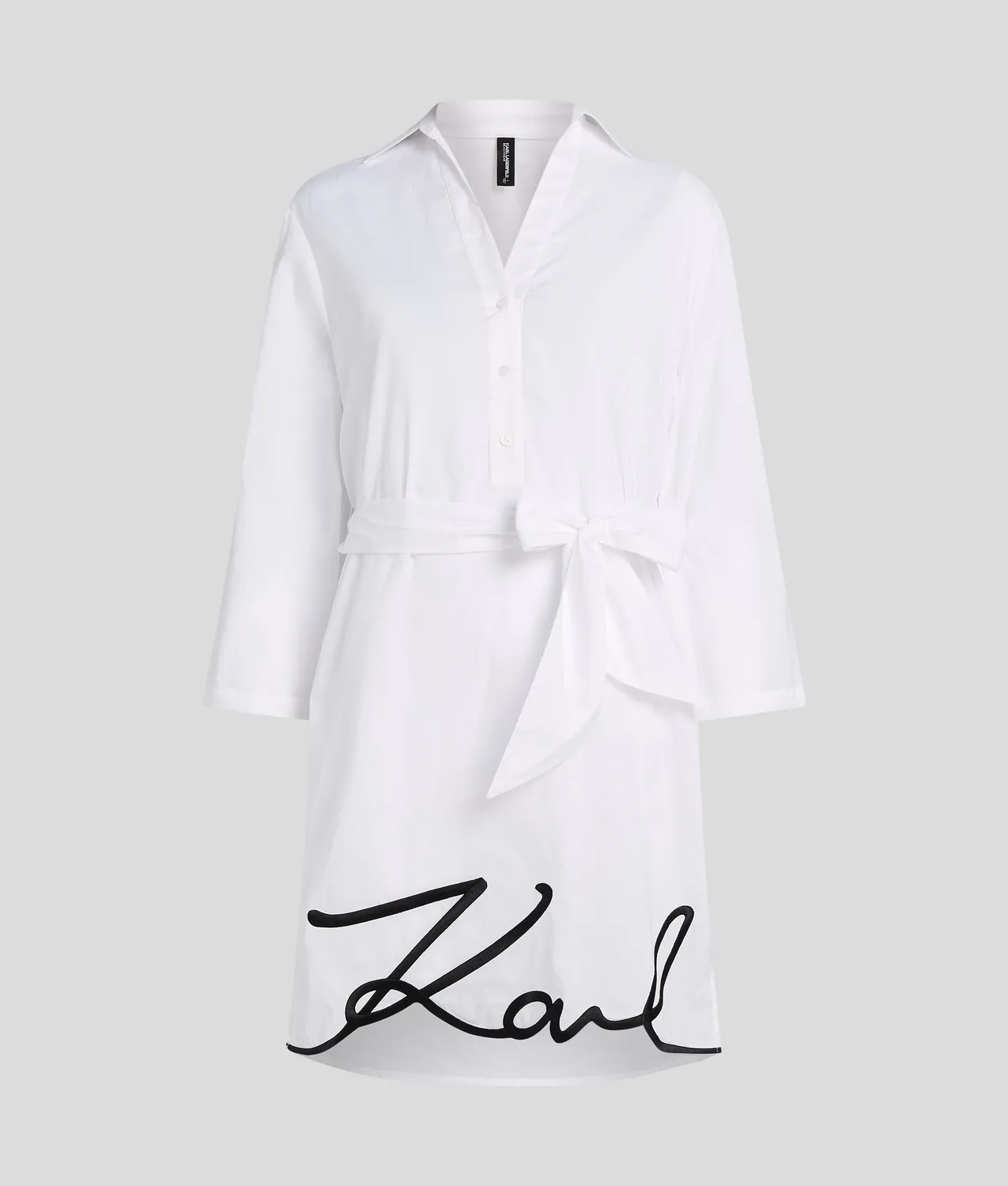 Karl Lagerfeld K/Signature Hemdkleid Strand Gürtel