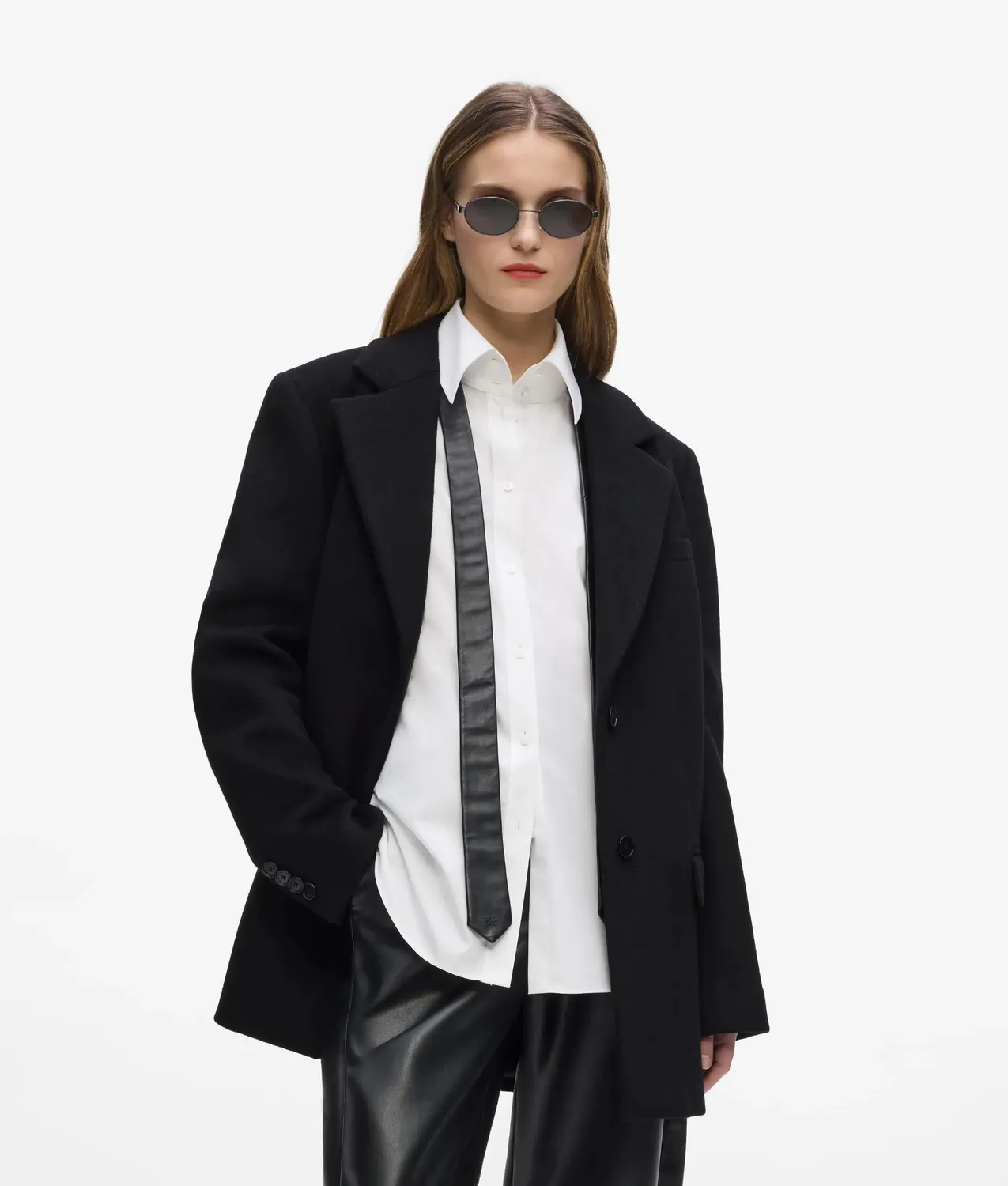 Karl Lagerfeld Karl Classics Short Wool-Blend Kurzmantel Wolle