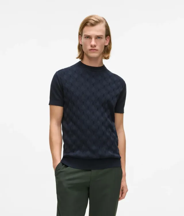 Karl Lagerfeld Pullover Kurzarm Strick Herren