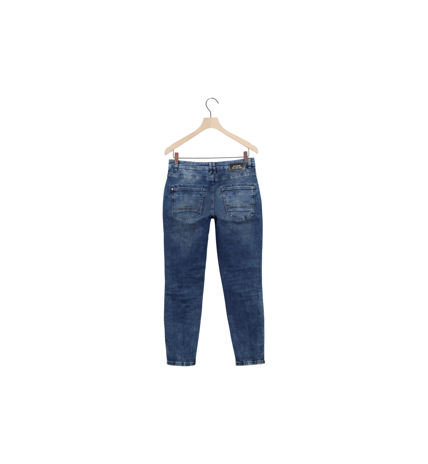 Mos Mosh ReLoved Etta Shine Zip 7/8 Jeans blau 27