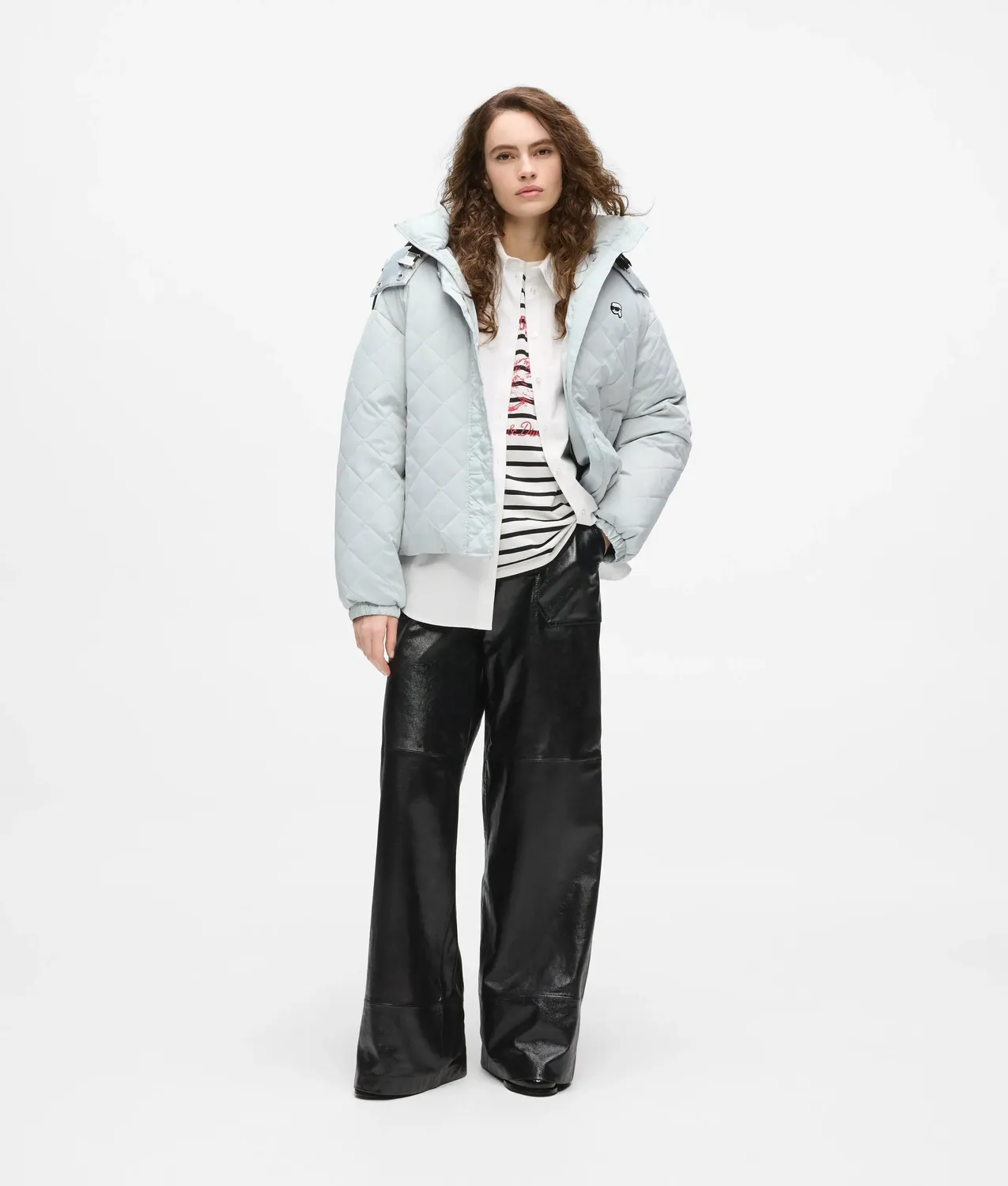 Karl Lagerfeld Ikon Quilted Puffer Jacke XS-XL Stepp wattiert