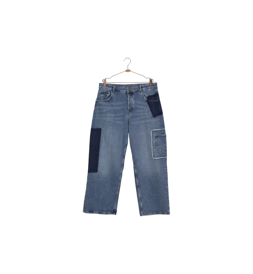 Mos Mosh MMHPure Deconstructed Jeans Hellblau 32