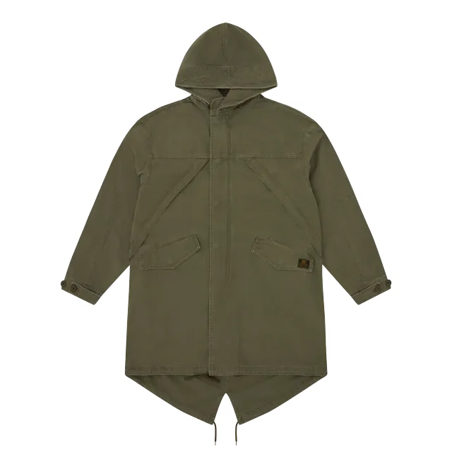 Corteiz Guerillaz Fishtail Parka Olive Ripstop
