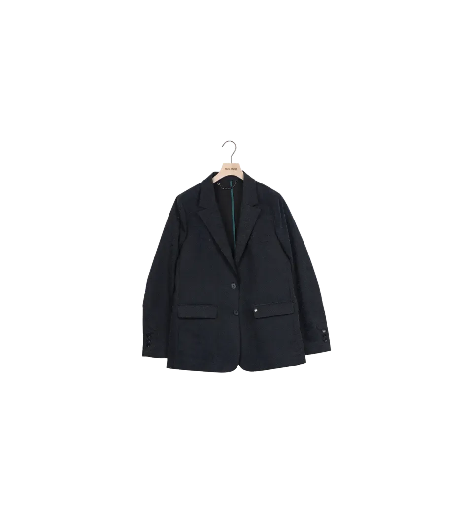 Mos Mosh ReLoved Mary Shimmer Blazer Dark Blue 40