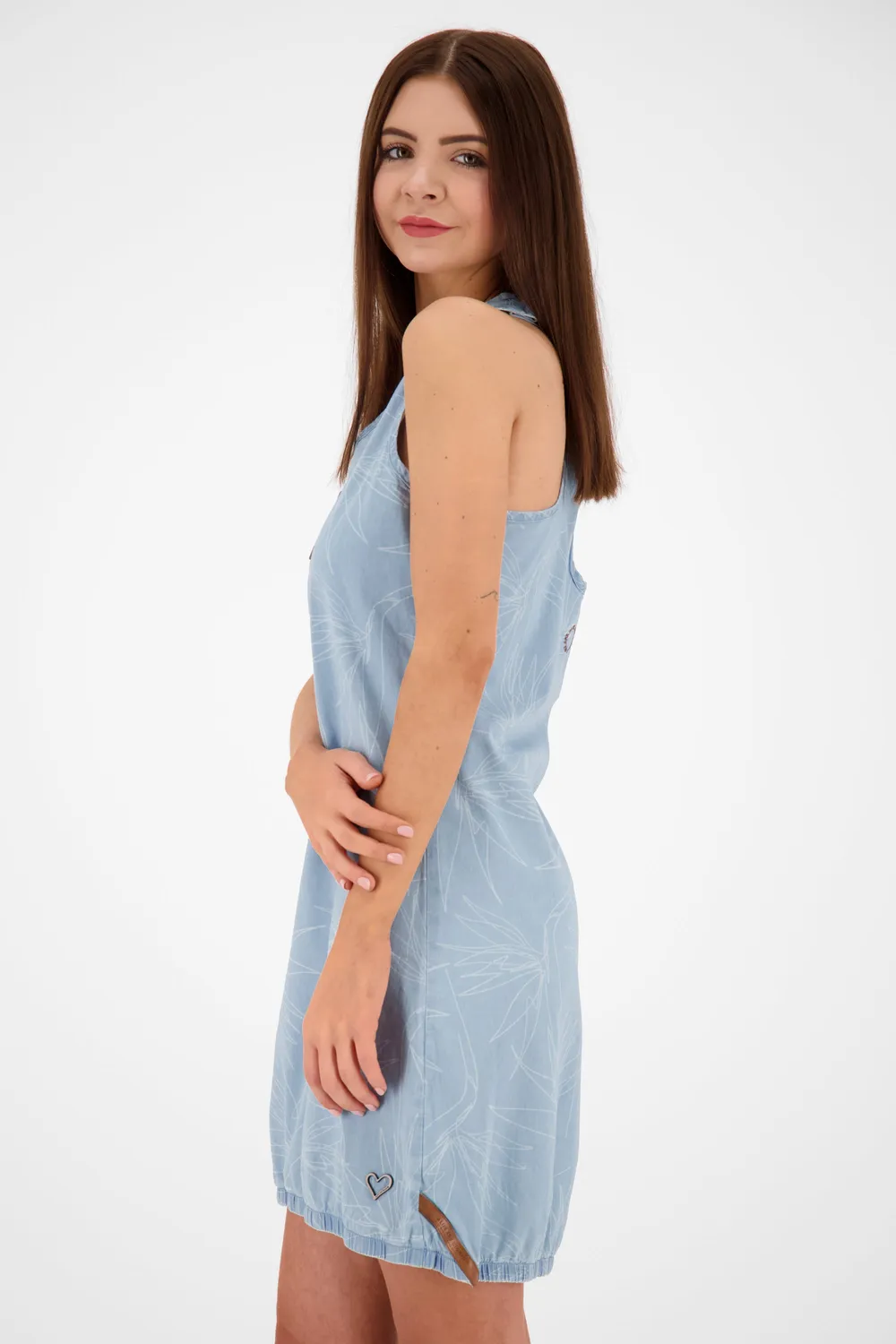 Alife & Kickin CameronAK Kleid Denim Hellblau