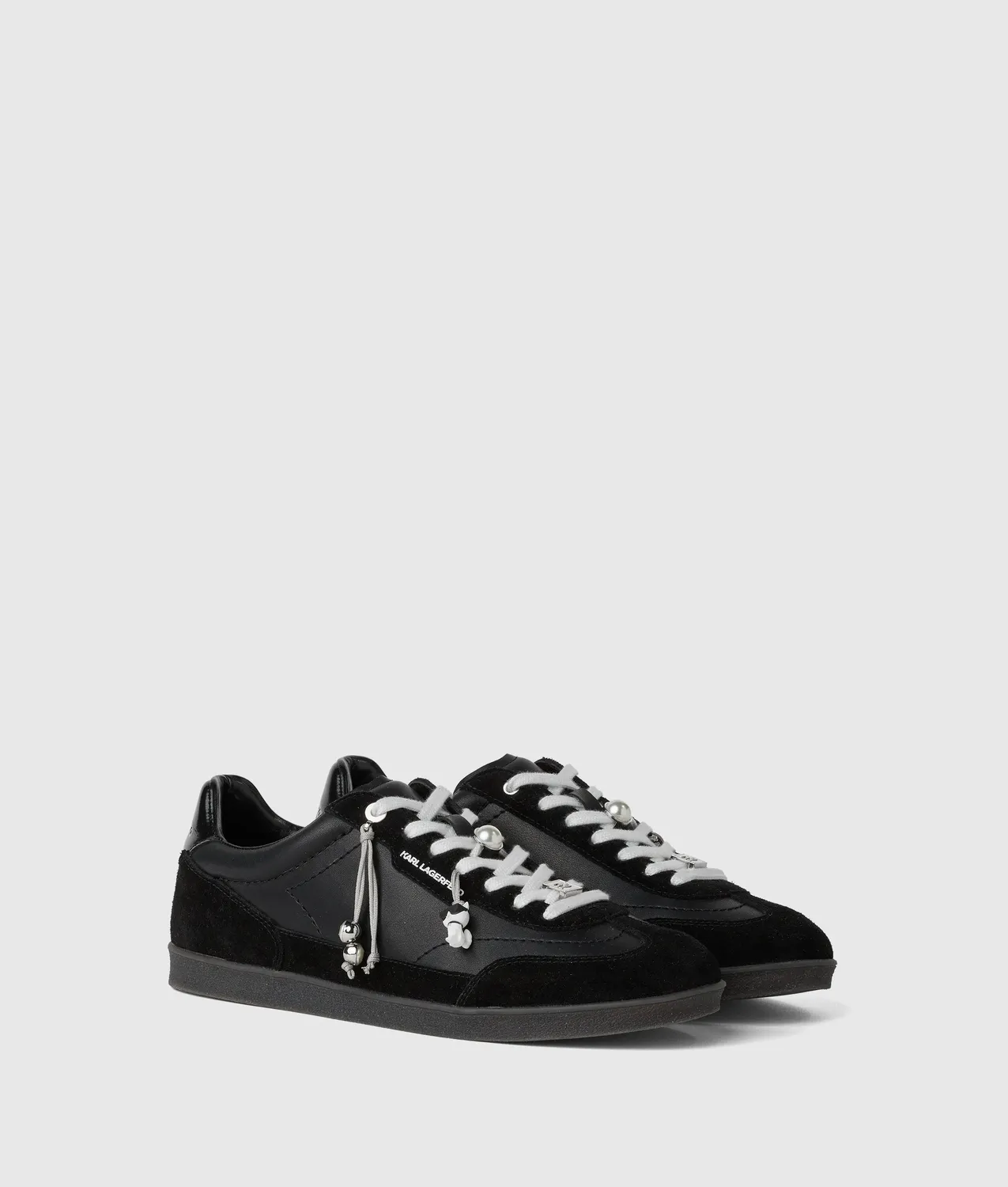 Karl Lagerfeld Kandidate Ikon Charms Sneaker Leder Gr.4-10