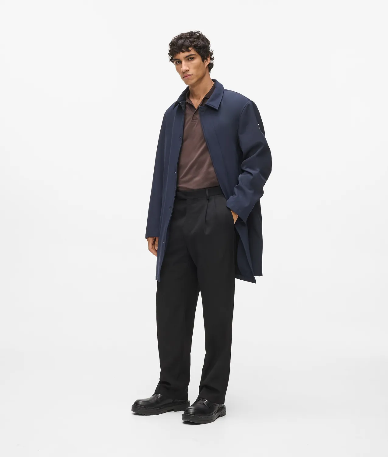 Karl Lagerfeld Tailored Bundfaltenhose Herren 30 mit Bügelfalte