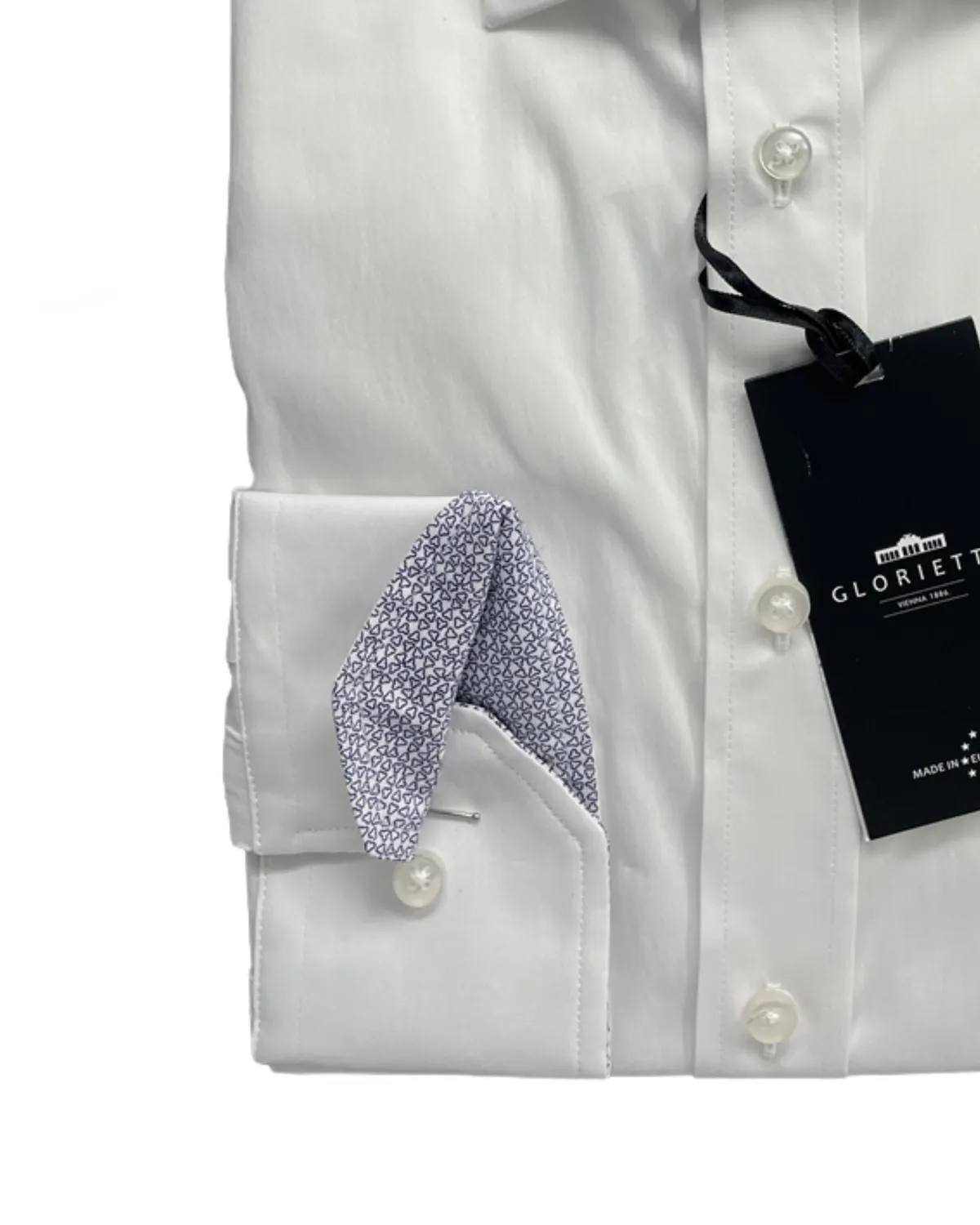 Gloriette Windsor Finest Quality Hemd Weiß Stretch Regular Fit