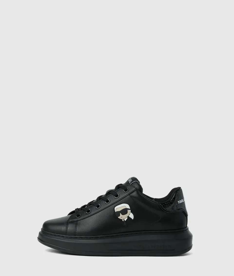 Karl Lagerfeld Ikon NFT Kapri Sneaker Leder schwarz