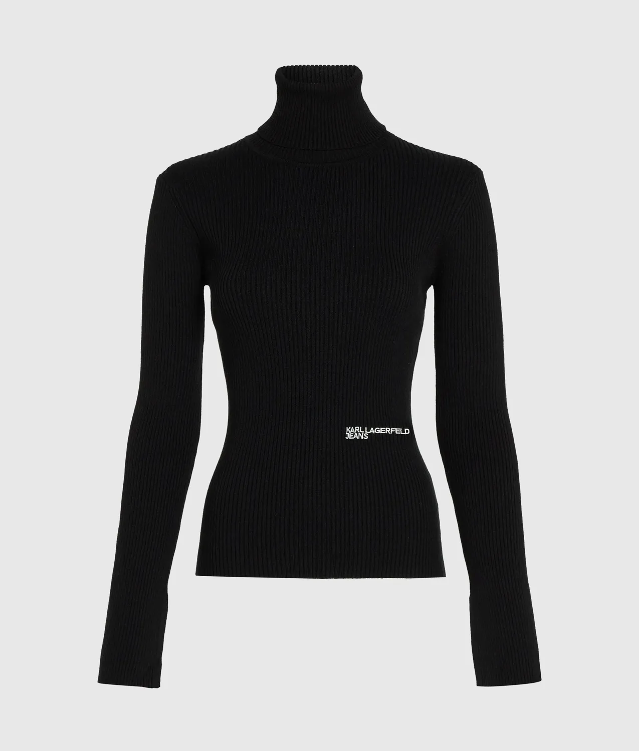 Karl Lagerfeld KL Jeans Rollkragenpullover Feinstrick