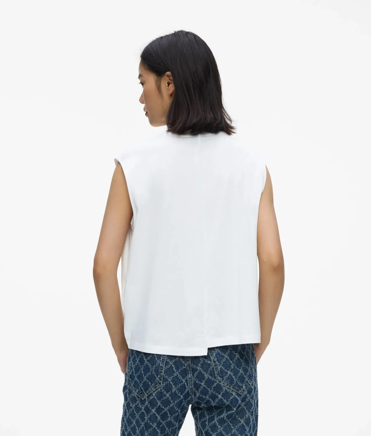 Karl Lagerfeld Jeans Tank Top Naht Damen Baumwolle
