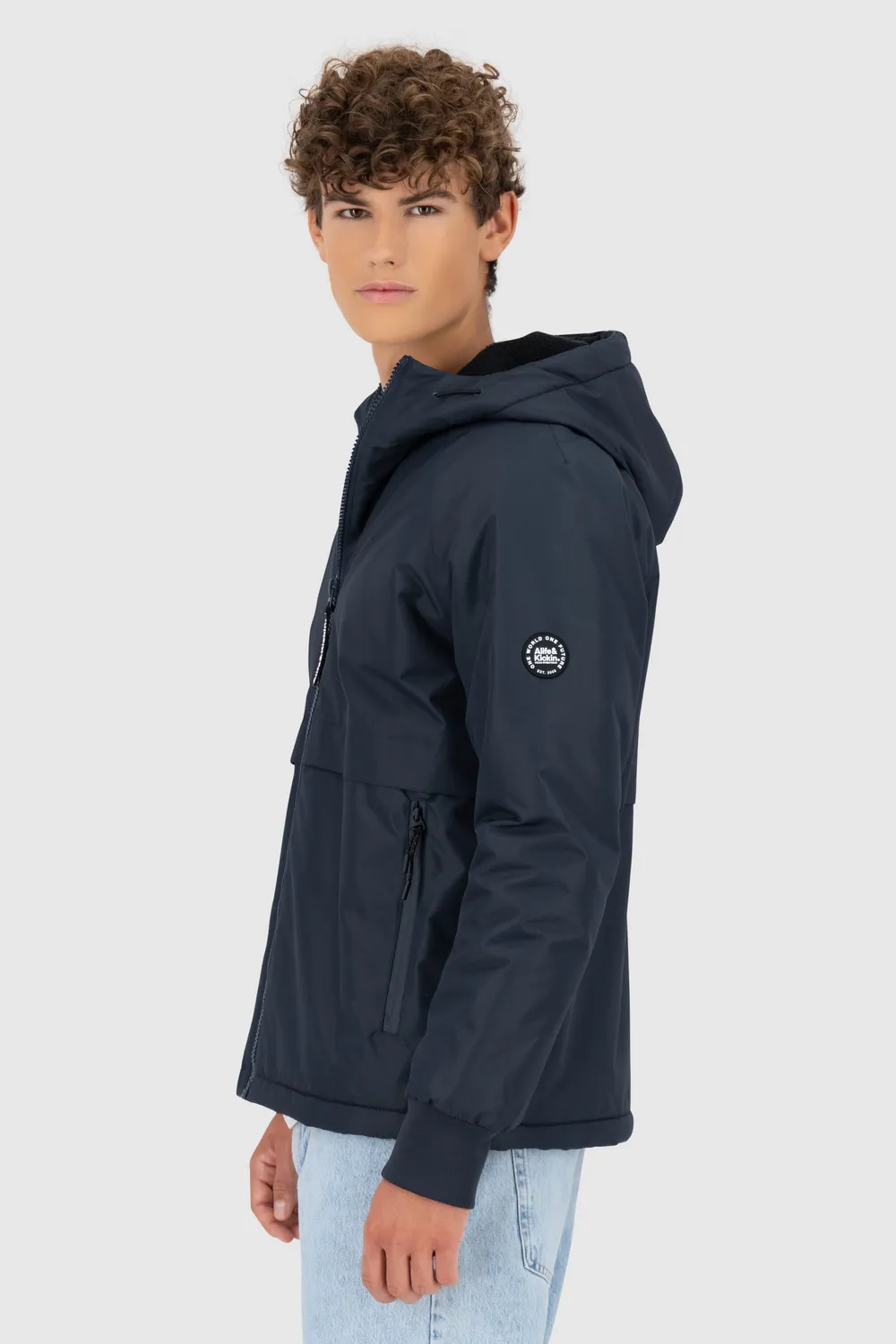Alife & Kickin MartyAK A Winterjacke Dunkelblau warm gefüttert