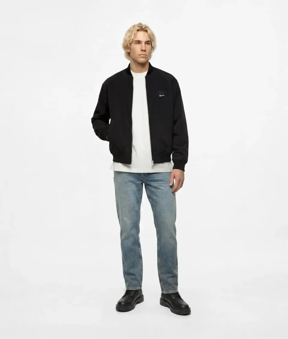 Karl Lagerfeld KL Jeans Tapered Jeans Vintage-Waschung blau