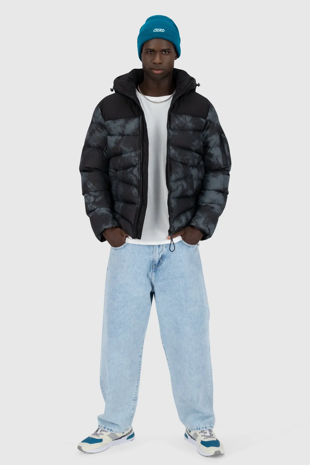 Alife & Kickin HenryAK B Pufferjacke Schwarz gefüttert