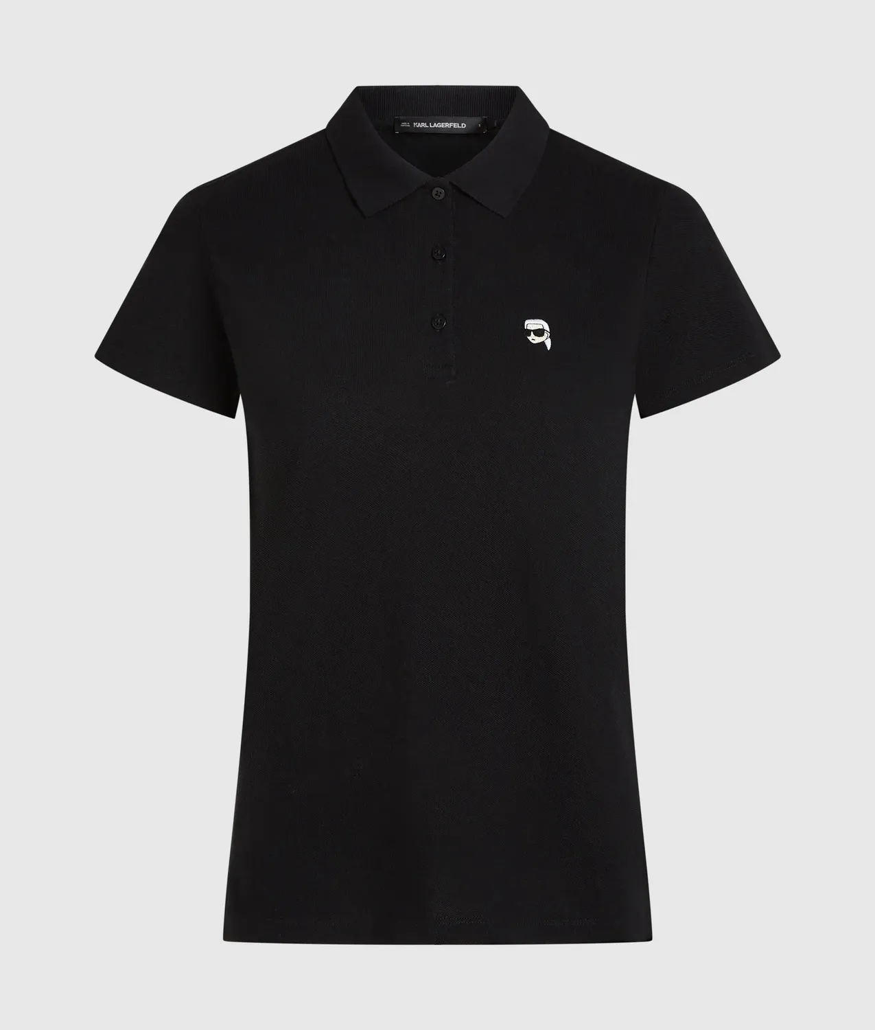Karl Lagerfeld Ikon Pique Polo Bio-Baumwolle