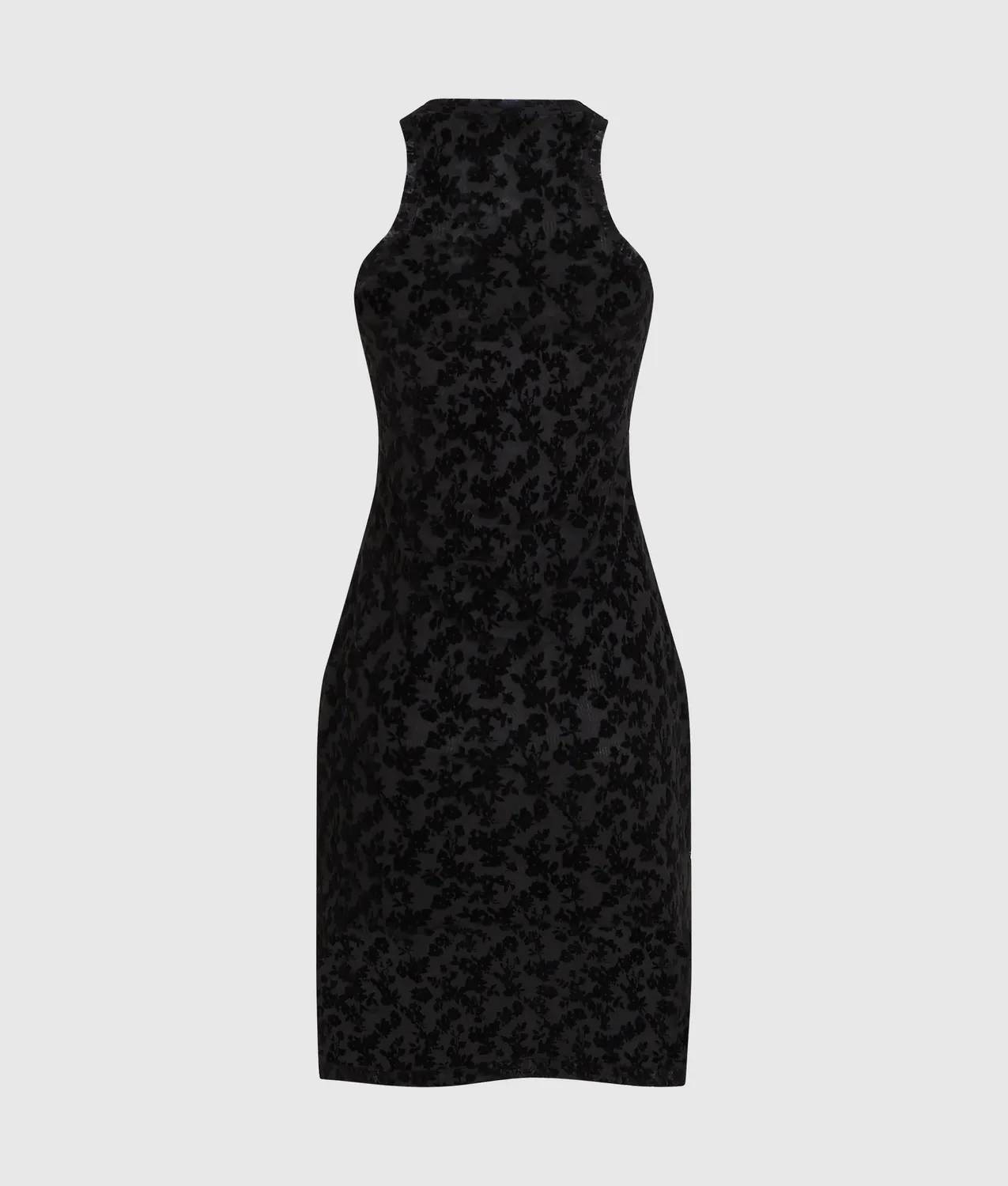Karl Lagerfeld Floral Mesh Tank Dress Kleid Blumen XS-XL
